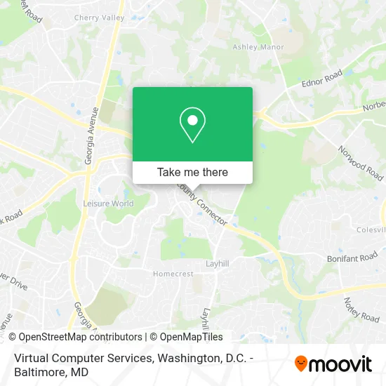 Virtual Computer Services map