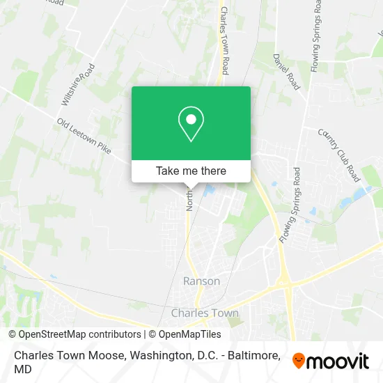 Charles Town Moose map
