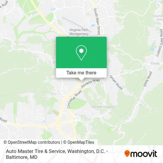 Auto Master Tire & Service map