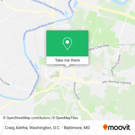 Craig Aletha map