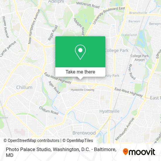 Photo Palace Studio map