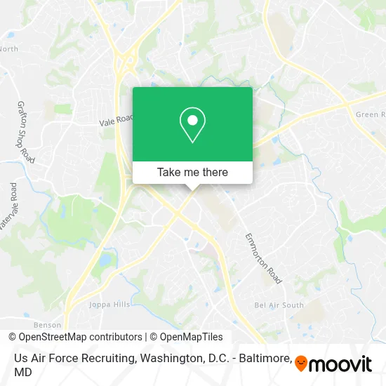Us Air Force Recruiting map
