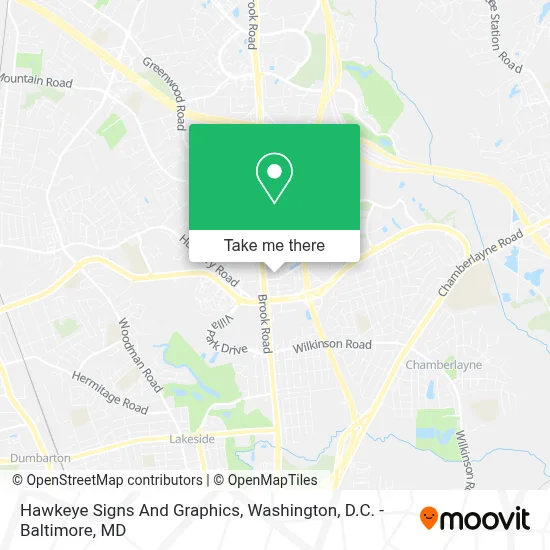 Hawkeye Signs And Graphics map