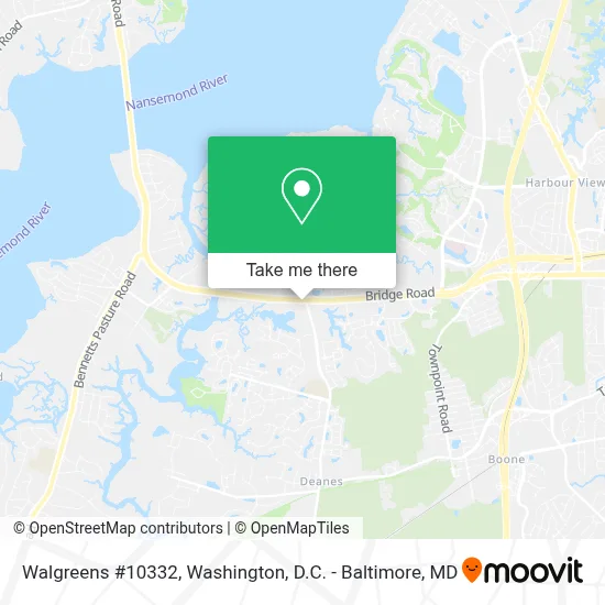 Walgreens #10332 map