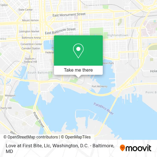 Love at First Bite, Llc map