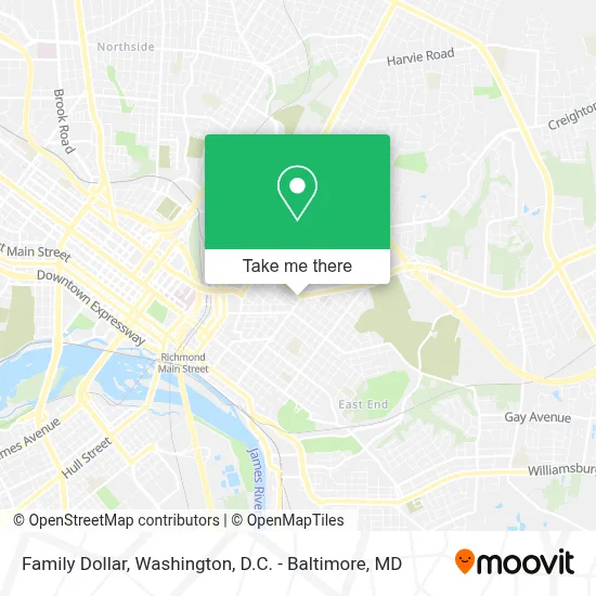 Family Dollar map