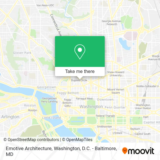 Emotive Architecture map