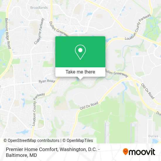 Premier Home Comfort map