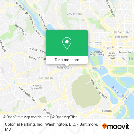 Colonial Parking, Inc. map