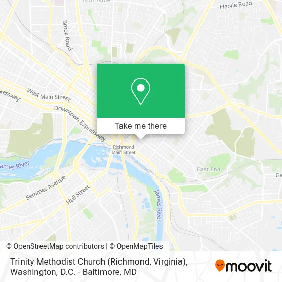 Trinity Methodist Church (Richmond, Virginia) map
