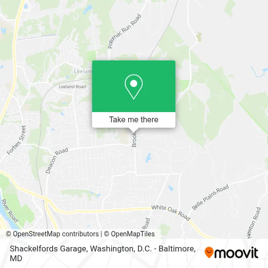 Shackelfords Garage map