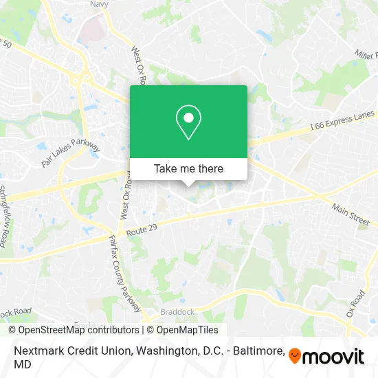 Nextmark Credit Union map