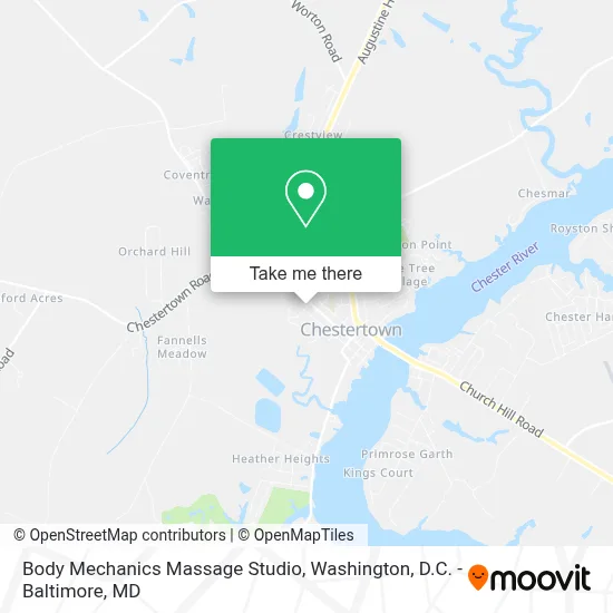 Body Mechanics Massage Studio map