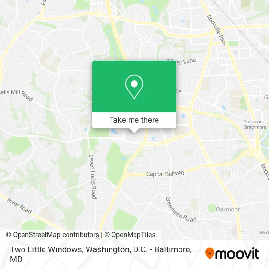 Two Little Windows map