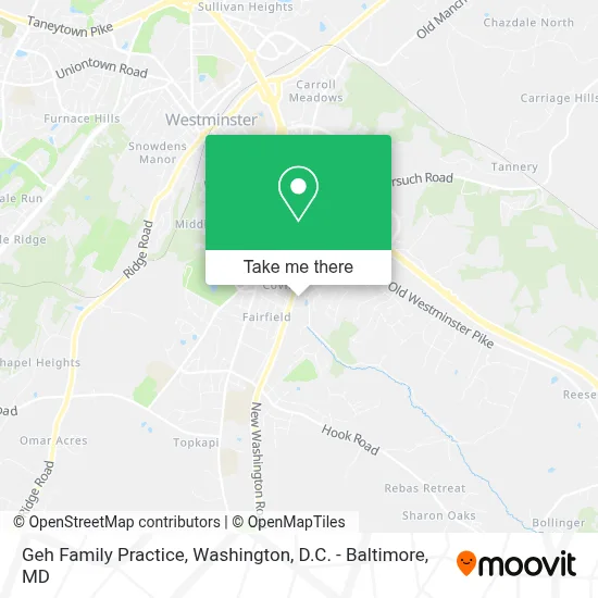 Geh Family Practice map