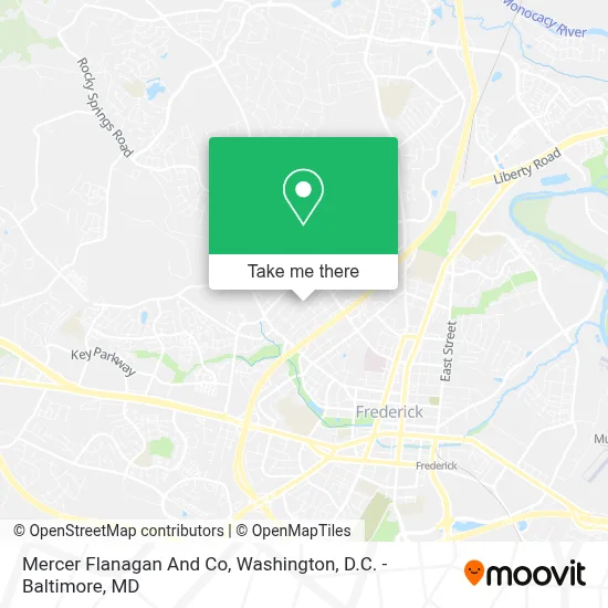 Mercer Flanagan And Co map