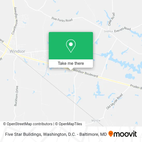 Five Star Buildings map