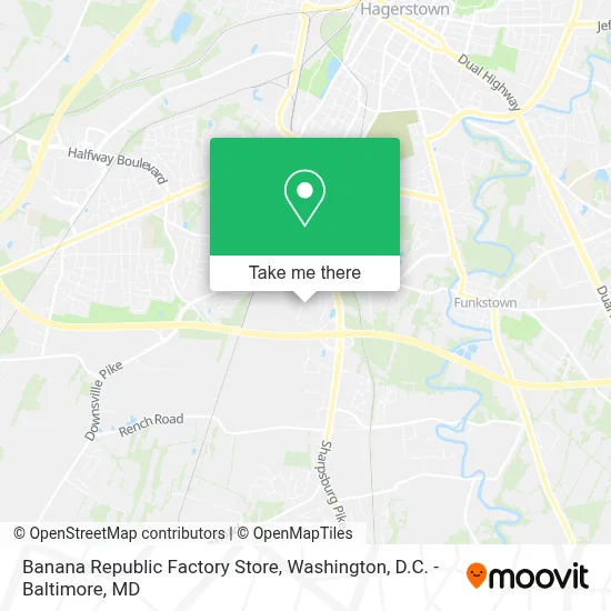 Banana Republic Factory Store map