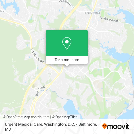 Urgent Medical Care map