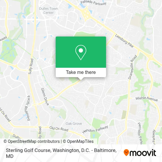 Sterling Golf Course map