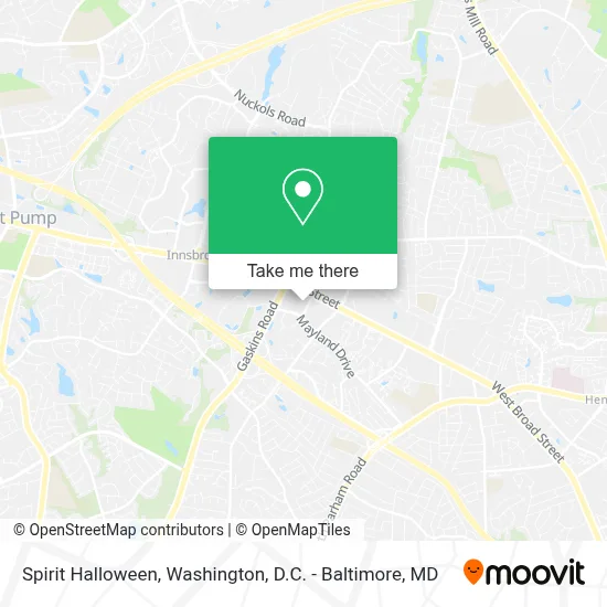 Spirit Halloween map
