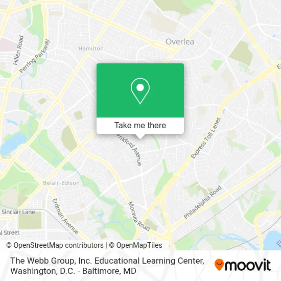 The Webb Group, Inc. Educational Learning Center map