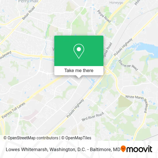 Lowes Whitemarsh map