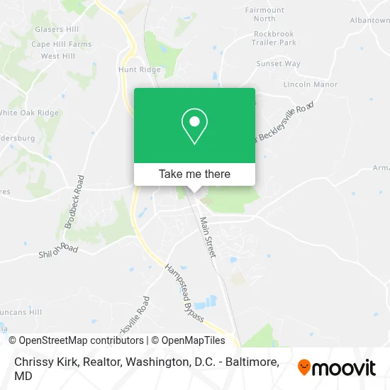 Chrissy Kirk, Realtor map
