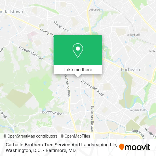 Carballo Brothers Tree Service And Landscaping Llc map