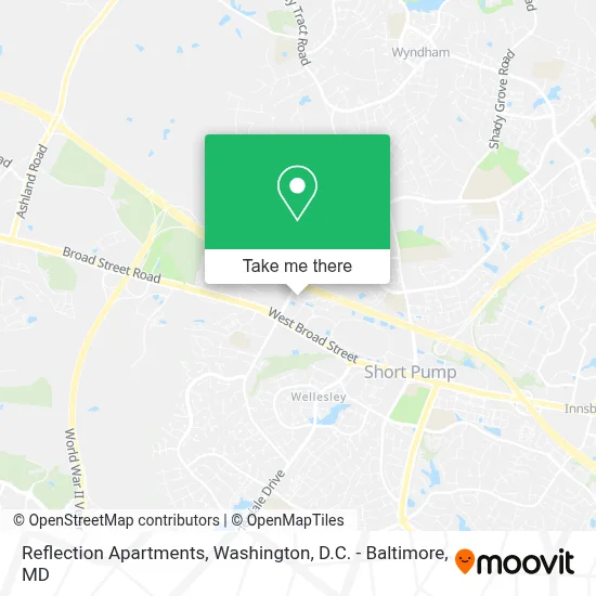 Reflection Apartments map
