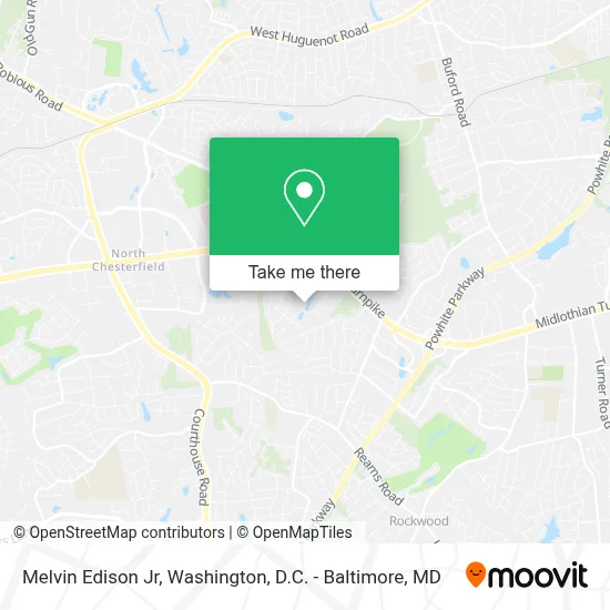 Melvin Edison Jr map