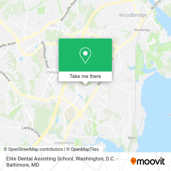 Elite Dental Assisting School map