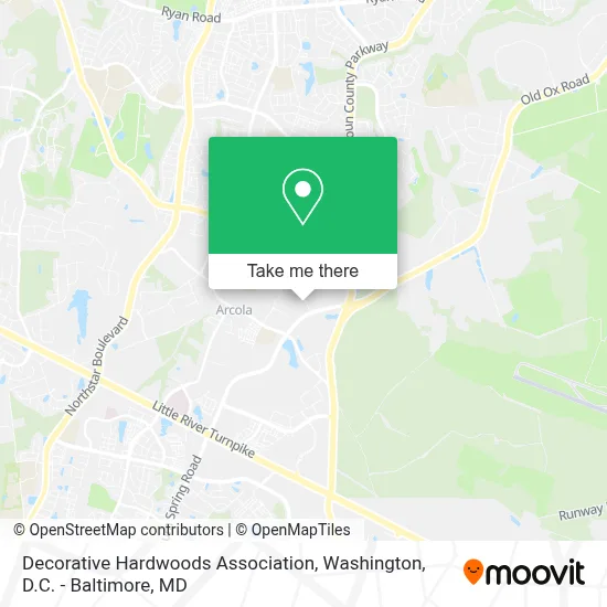 Decorative Hardwoods Association map