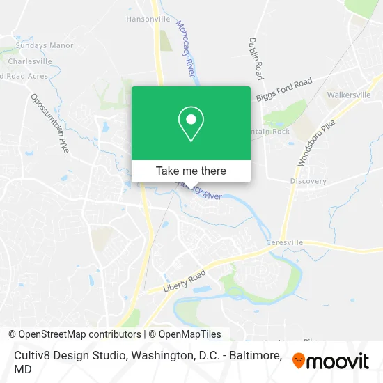 Cultiv8 Design Studio map