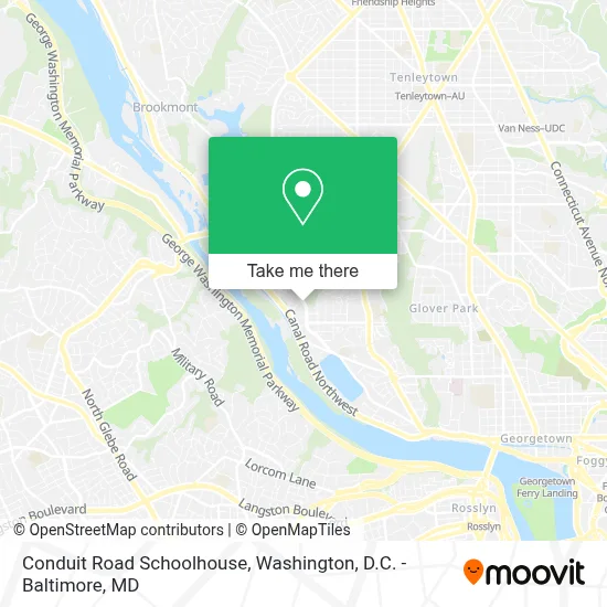 Conduit Road Schoolhouse map