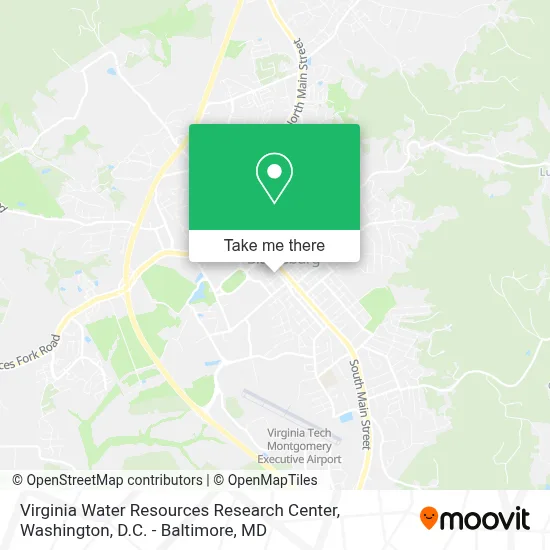 Virginia Water Resources Research Center map