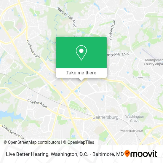 Live Better Hearing map