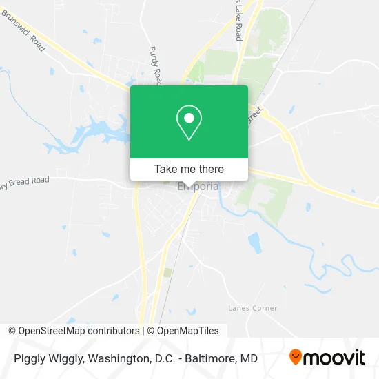 Piggly Wiggly map