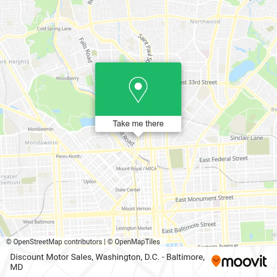 Discount Motor Sales map