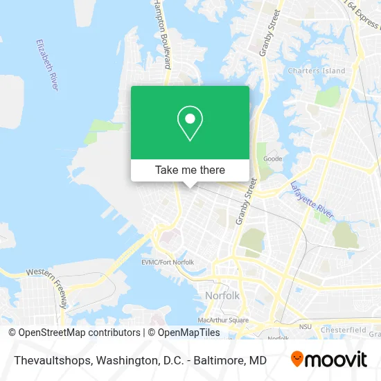 Thevaultshops map