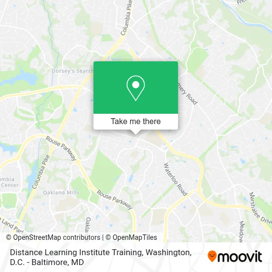 Distance Learning Institute Training map