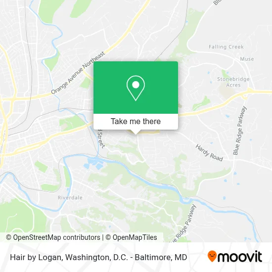 Hair by Logan map