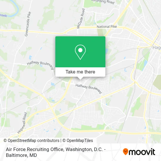 Air Force Recruiting Office map