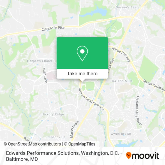 Edwards Performance Solutions map