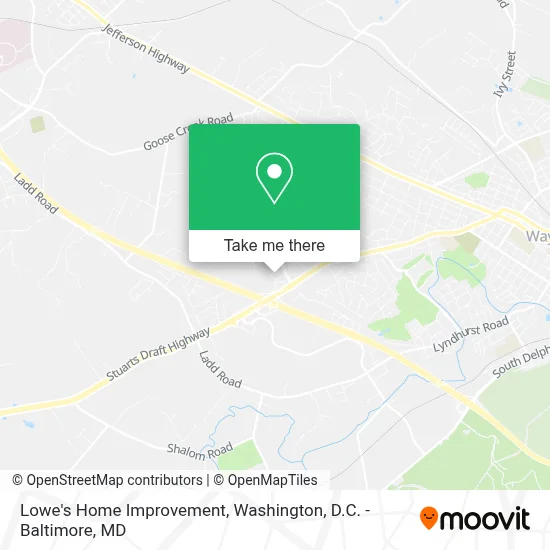 Lowe's Home Improvement map