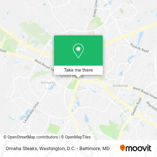 Omaha Steaks map