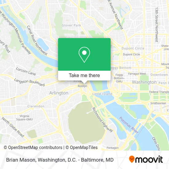 Brian Mason map