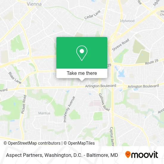 Aspect Partners map