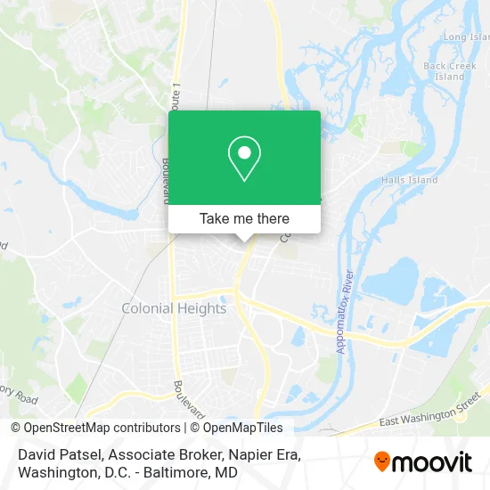 David Patsel, Associate Broker, Napier Era map