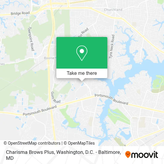 Charisma Brows Plus map